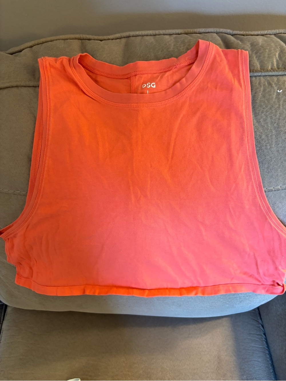 Two DSG tops
DSG Bright Orange Cropped Tank Top
DSG mint green cropped tank top